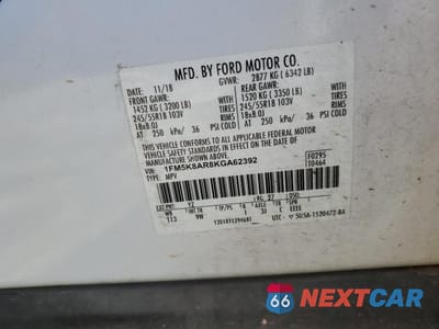 Zdjęcie 13 z 13 samochodu: 2019 FORD EXPLORER POLICE INTERCEPTOR VIN:1FM5K8AR8KGA62392 - miniatura
