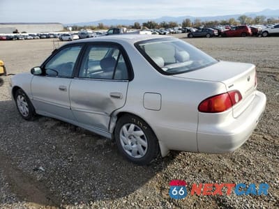 Drugie zdjęcie samochodu z przodu: 2002 TOYOTA COROLLA CE VIN:1NXBR12E02Z644120 - miniatura