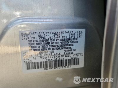 Zdjęcie 13 z 14 samochodu: 2014 NISSAN SENTRA S VIN:3N1AB7AP7EY271561 - miniatura