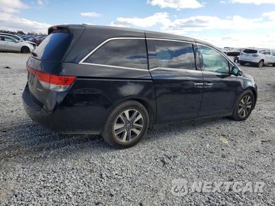 Trzecie zdjęcie samochodu z tyłu: 2015 HONDA ODYSSEY TOURING VIN:5FNRL5H94FB092674 - miniatura