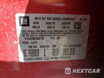 Zdjęcie 13 z 13 samochodu: 2020 BUICK ENCORE PREFERRED VIN:KL4CJASB6LB002708 - miniatura