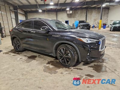 Czwarte zdjęcie samochodu z boku: 2022 INFINITI QX55 LUXE VIN:3PCAJ5J30NF106027 - miniatura