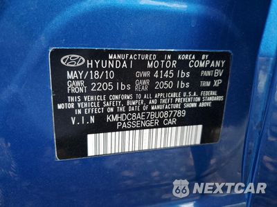 Zdjęcie 12 z 14 samochodu: 2011 HYUNDAI ELANTRA TOURING GLS VIN:KMHDC8AE7BU087789 - miniatura