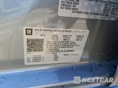 Zdjęcie 12 z 15 samochodu: 2020 CHEVROLET SILVERADO K1500 LTZ VIN:3GCUYGEL1LG100887 - miniatura