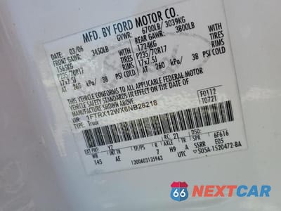 Zdjęcie 12 z 12 samochodu: 2006 FORD F150 VIN:1FTRX12WX6NB28218 - miniatura