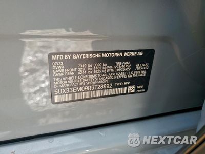 Zdjęcie 12 z 13 samochodu: 2024 BMW X7 M60I VIN:5UX33EM09R9T28892 - miniatura