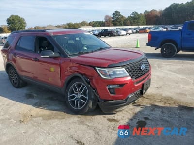 Czwarte zdjęcie samochodu z boku: 2018 FORD EXPLORER SPORT VIN:1FM5K8GT9JGA14515 - miniatura