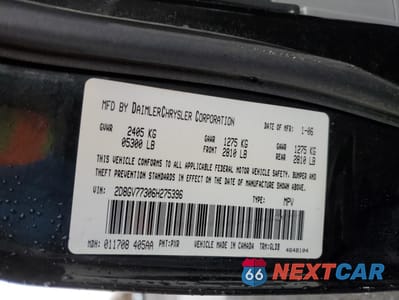 Zdjęcie 13 z 15 samochodu: 2006 DODGE MAGNUM SRT-8 VIN:2D8GV77306H275396 - miniatura