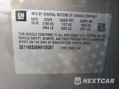 Zdjęcie 12 z 12 samochodu: 2017 CHEVROLET IMPALA PREMIER VIN:2G1145S36H9126287 - miniatura