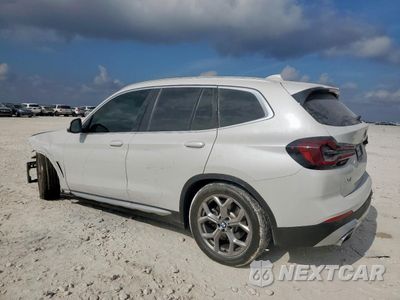 Drugie zdjęcie samochodu z przodu: 2022 BMW X3 SDRIVE30I VIN:5UX43DP05N9K82627 - miniatura