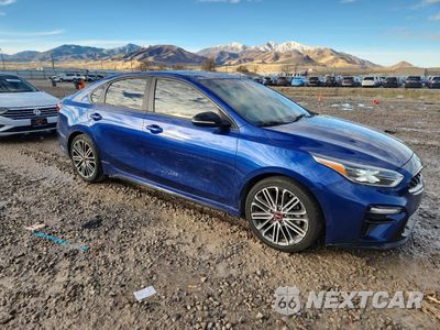 Czwarte zdjęcie samochodu z boku: 2020 KIA FORTE GT VIN:3KPF44ACXLE238321 - miniatura