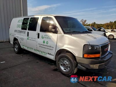 Czwarte zdjęcie samochodu z boku: 2017 GMC SAVANA UTILITY / SERVICE VAN VIN:1GTW7AFF9H1911554 - miniatura