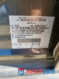 Zdjęcie 12 z 12 samochodu: 2005 MAZDA 6 S VIN:1YVHP80D955M66594 - miniatura