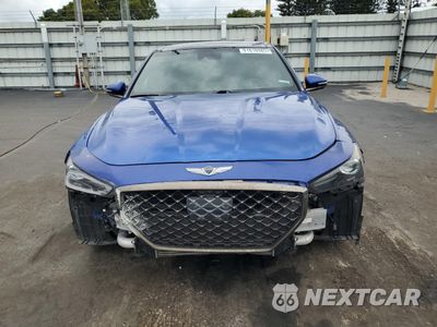 Piąte zdjęcie samochodu w środku: 2019 GENESIS G70 PRESTIGE VIN:KMTG44LA9KU031310 - miniatura