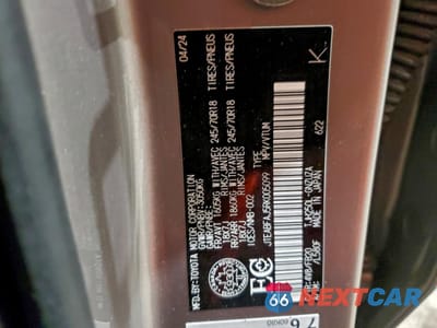 Zdjęcie 14 z 15 samochodu: 2024 TOYOTA LAND CRUISER BASE VIN:JTEABFAJ5RK005099 - miniatura