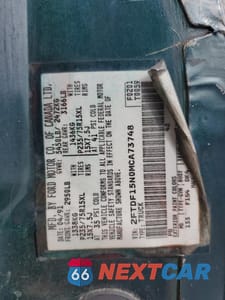 Zdjęcie 12 z 14 samochodu: 1991 FORD F150 VIN:2FTDF15N0MCA73748 - miniatura