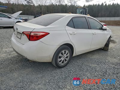 Trzecie zdjęcie samochodu z tyłu: 2019 TOYOTA COROLLA L VIN:5YFBURHE6KP943021 - miniatura