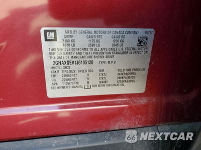 Zdjęcie 13 z 14 samochodu: 2018 CHEVROLET EQUINOX LT VIN:2GNAXSEV1J6105128 - miniatura