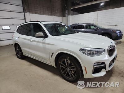 Czwarte zdjęcie samochodu z boku: 2019 BMW X3 XDRIVEM40I VIN:5UXTS3C52KLR72764 - miniatura