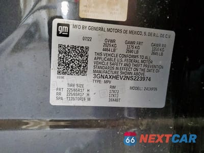 Zdjęcie 14 z 14 samochodu: 2022 CHEVROLET EQUINOX LS VIN:3GNAXHEV2NS223974 - miniatura