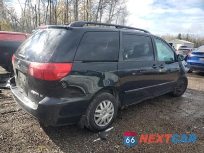 Trzecie zdjęcie samochodu z tyłu: 2008 TOYOTA SIENNA CE VIN:5TDZK29C78S165532 - miniatura