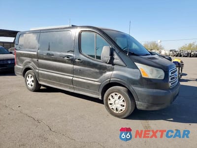Czwarte zdjęcie samochodu z boku: 2015 FORD TRANSIT DELIVERY VAN VIN:1FTNE1YM6FKB27353 - miniatura