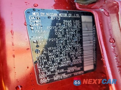 Zdjęcie 13 z 13 samochodu: 2013 NISSAN JUKE S VIN:JN8AF5MRXDT200336 - miniatura
