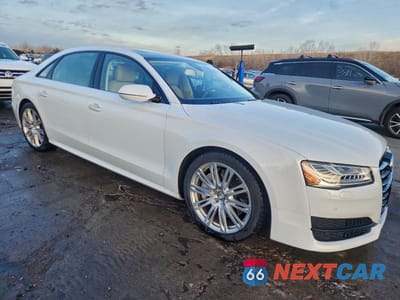 Czwarte zdjęcie samochodu z boku: 2018 AUDI A8 L QUATTRO VIN:WAU43AFD4JN000111 - miniatura