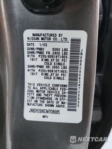 Zdjęcie 13 z 15 samochodu: 2003 NISSAN PATHFINDER LE VIN:JN8DR09X63W708685 - miniatura