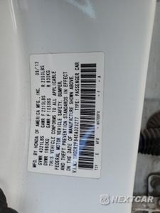 Zdjęcie 12 z 12 samochodu: 2014 HONDA ACCORD EXL VIN:1HGCR2F84EA023277 - miniatura