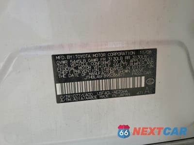 Zdjęcie 12 z 12 samochodu: 2009 LEXUS LS 460 VIN:JTHBL46F895086871 - miniatura