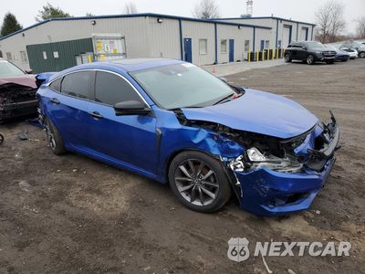 Czwarte zdjęcie samochodu z boku: 2020 HONDA CIVIC EX VIN:19XFC1F39LE021644 - miniatura
