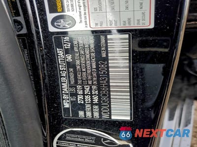 Zdjęcie 12 z 12 samochodu: 2017 MERCEDES-BENZ S 550 VIN:WDDUG8CB6HA315082 - miniatura