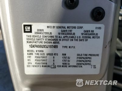 Zdjęcie 13 z 15 samochodu: 2005 GMC YUKON XL DENALI VIN:1GKFK66UX5J197489 - miniatura