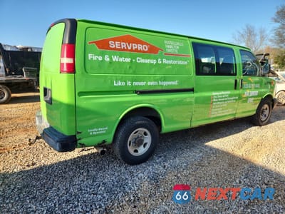 Trzecie zdjęcie samochodu z tyłu: 2003 CHEVROLET EXPRESS UTILITY / SERVICE VAN VIN:1GCHG39U931154274 - miniatura