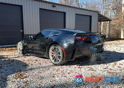 Trzecie zdjęcie samochodu z tyłu: 2019 CHEVROLET CORVETTE GRAND SPORT 1LT VIN:1G1YW2D79K5101458 - miniatura