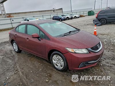 Czwarte zdjęcie samochodu z boku: 2013 HONDA CIVIC LX VIN:19XFB2F58DE076291 - miniatura
