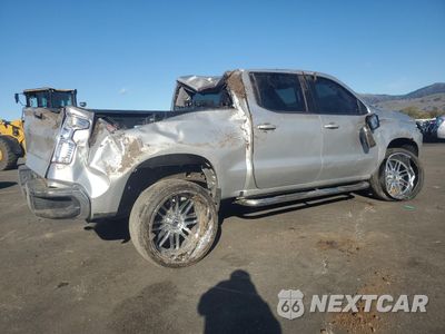 Trzecie zdjęcie samochodu z tyłu: 2020 CHEVROLET SILVERADO K1500 LT VIN:3GCUYDEDXLG261973 - miniatura