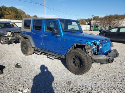 Czwarte zdjęcie samochodu z boku: 2016 JEEP WRANGLER UNLIMITED SPORT VIN:1C4BJWDG7GL238307 - miniatura