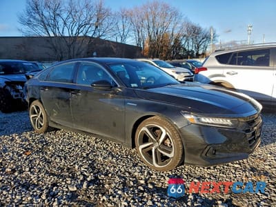Czwarte zdjęcie samochodu z boku: 2022 HONDA ACCORD HYBRID SPORT VIN:1HGCV3F20NA044074 - miniatura