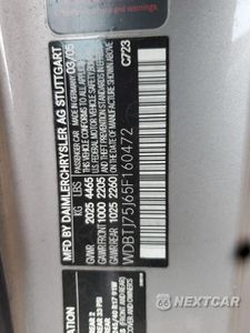 Zdjęcie 12 z 12 samochodu: 2005 MERCEDES-BENZ CLK 500 VIN:WDBTJ75J65F160472 - miniatura