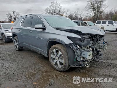 Czwarte zdjęcie samochodu z boku: 2019 CHEVROLET TRAVERSE LT VIN:1GNEVHKW8KJ228288 - miniatura