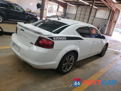 Trzecie zdjęcie samochodu z tyłu: 2011 DODGE AVENGER MAINSTREET VIN:1B3BD1FG9BN586518 - miniatura