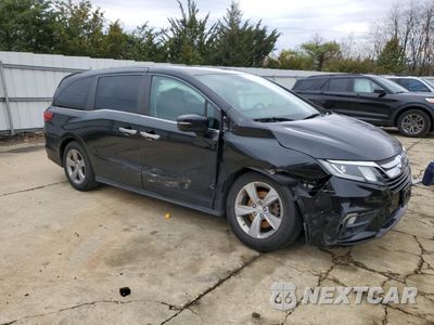 Czwarte zdjęcie samochodu z boku: 2018 HONDA ODYSSEY EX VIN:5FNRL6H53JB071892 - miniatura