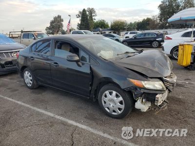 Czwarte zdjęcie samochodu z boku: 2012 HONDA CIVIC LX VIN:2HGFB2F52CH323759 - miniatura