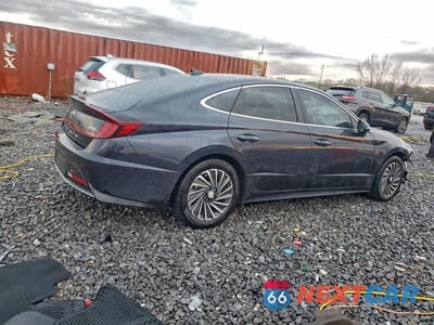 Trzecie zdjęcie samochodu z tyłu: 2022 HYUNDAI SONATA HYBRID SEL VIN:KMHL34JJ5NA046732 - miniatura