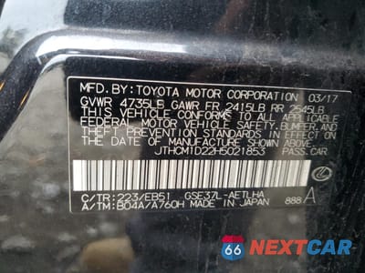 Zdjęcie 12 z 13 samochodu: 2017 LEXUS IS 300 BASE VIN:JTHCM1D22H5021853 - miniatura