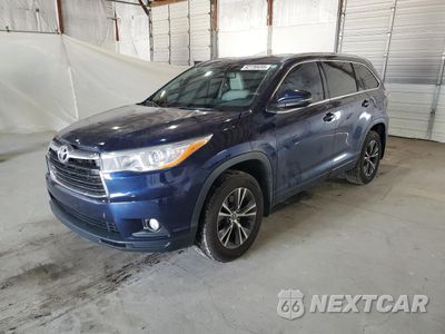 2016 TOYOTA HIGHLANDER XLE 5TDJKRFH4GS292940 - główne zdjęcie licytacji z USA - miniatura