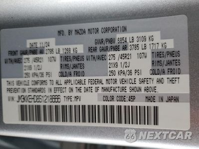 Zdjęcie 13 z 14 samochodu: 2025 MAZDA CX-90 PREMIUM PLUS VIN:JM3KKEHD8S1218666 - miniatura
