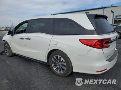 Drugie zdjęcie samochodu z przodu: 2022 HONDA ODYSSEY EXL VIN:5FNRL6H71NB050921 - miniatura